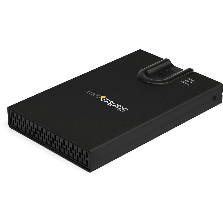 StarTech.com Drive Enclosure SATA/600 - USB 3.1 (Gen 1) Micro-B Host Interface External - Black - TAA Compliant