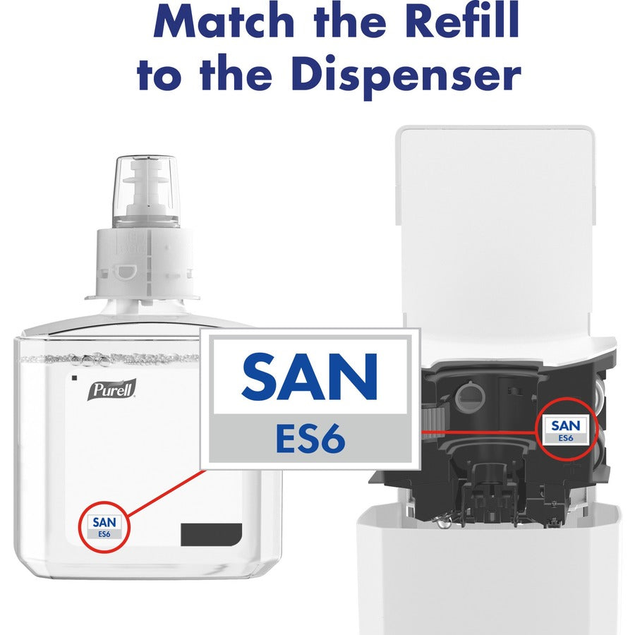 PURELL Advanced Hand Sanitizer Foam Refill, Clean Scent, 1.27 Quart, Touchless Dispenser, Moisturizing, Dye-Free, Fragrance-Free, 2/Carton