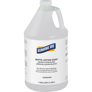 Genuine Joe Lotion Soap - 1 gal - Grease Remover, Grime Remover, Dirt Remover, Ink Remover, Oil Remover, Carbon Remover - Hand, Skin - White - Pleasant Scent - 1 Each