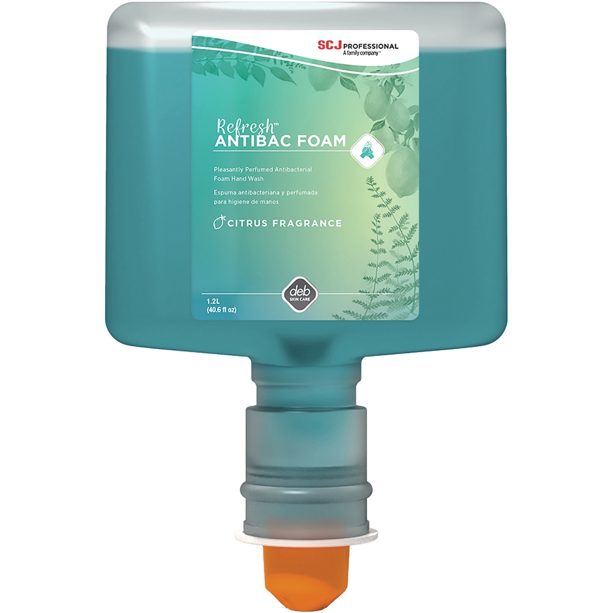 1.27 quart - Bacteria Remover - Hand - Moisturizing - Antibacterial - Green - Non-drying - 3 / Carton