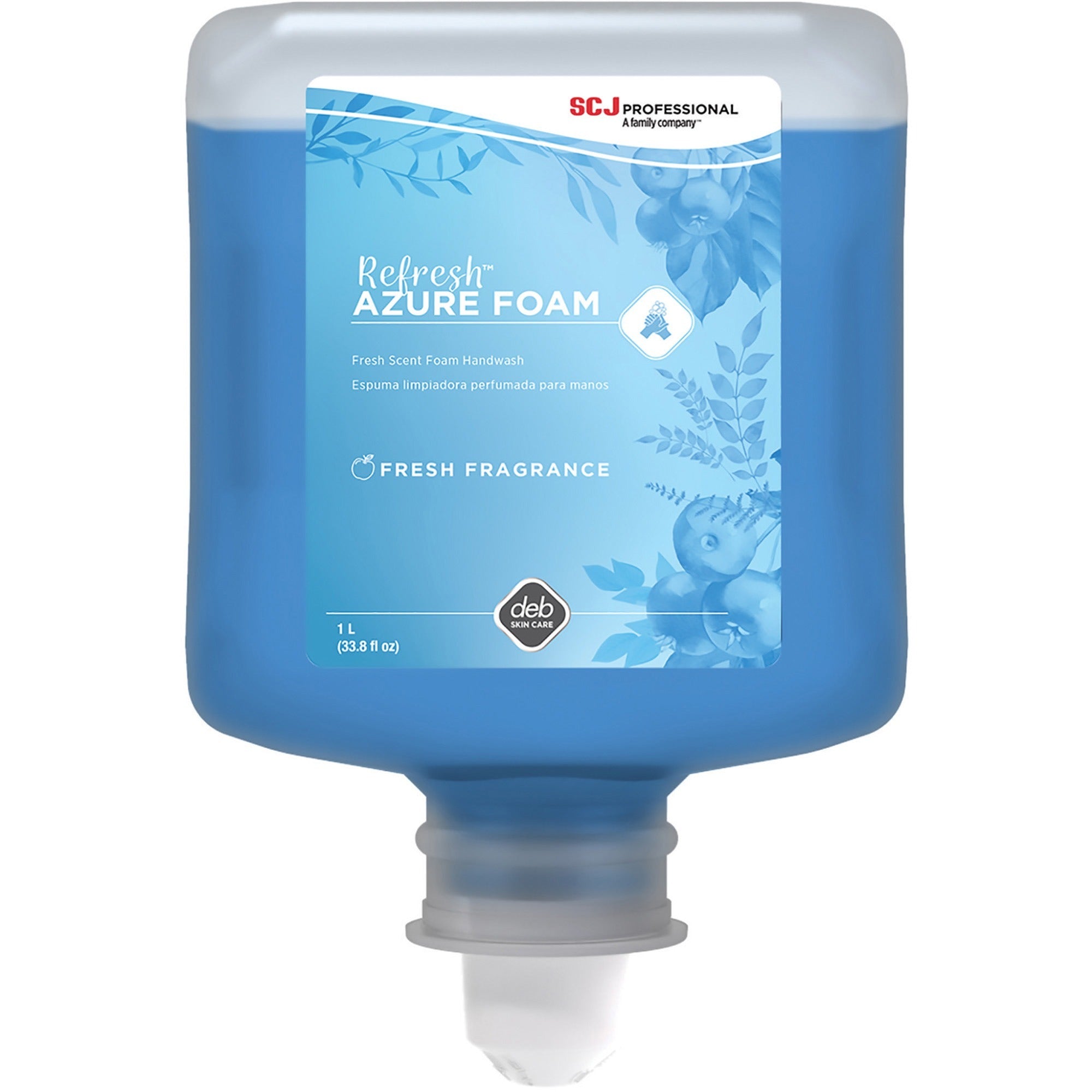 1.06 quart - Dirt Remover, Kill Germs - Hand - Moisturizing - Blue - Anti-irritant, Non-drying - 6 / Carton