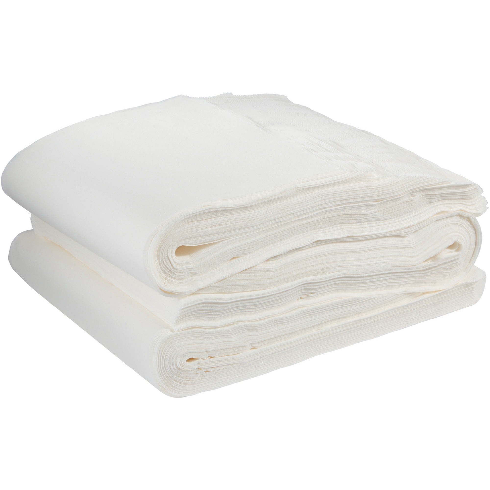 1/2 Fold - 19.50" Width x 39" Length - White - Cellulose - 200 / Carton