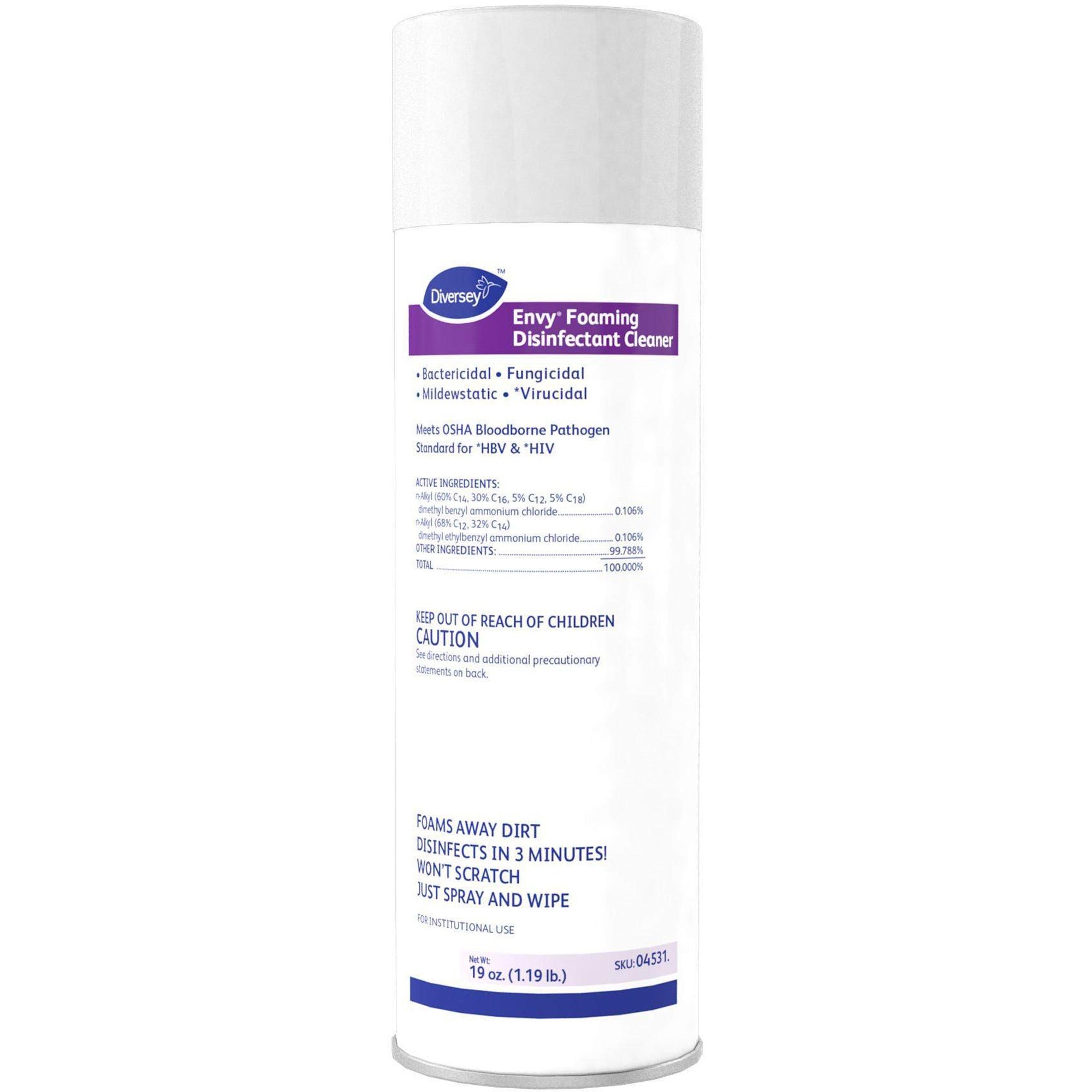 Ready-To-Use - 19.01 oz (1.19 lb) - Lavender Scent - Fast Acting - White - 12 / Carton