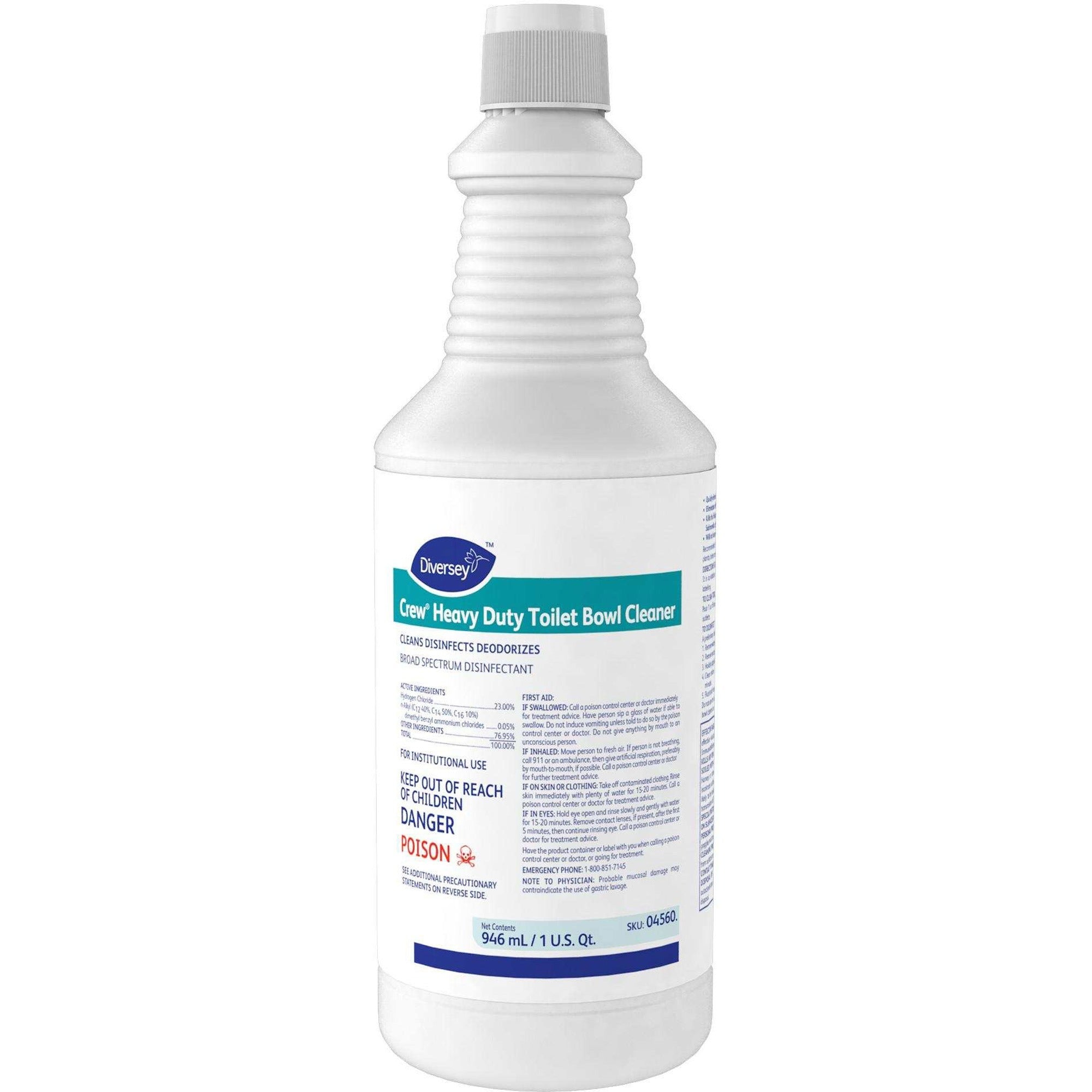 Ready-To-Use - 32 fl oz (1 quart) - Minty Scent - Heavy Duty, Fast Acting, Easy to Use, Disinfectant, Deodorize - Blue - 12 / Carton