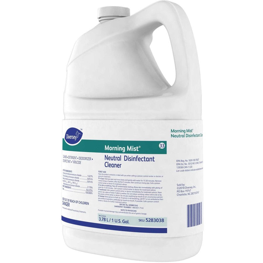 Ready-To-Use - 128 fl oz (4 quart) - Neutral Scent - Deodorize - Blue - 4 / Carton