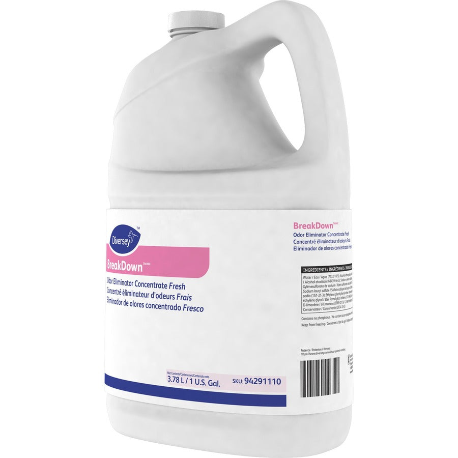 For Multi Surface - Ready-To-Use/Concentrate - Liquid - 128 fl oz (4 quart) - Fresh Scent - Bactericide - Red - 4 / Carton