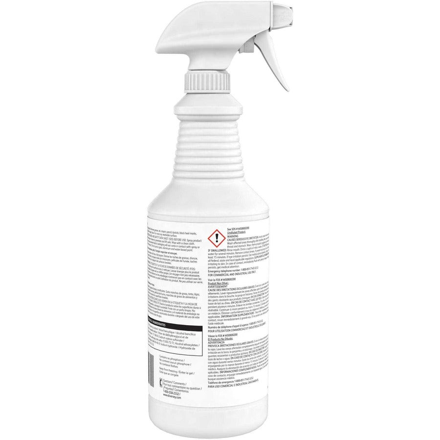For Commercial, Industry - Ready-To-Use - Spray - 32 fl oz (1 quart) - Citrus Scent - Butyl-free, Heavy Duty, Residue-free, Low Odor, Phosphorous-free - Purple - 12 / Carton