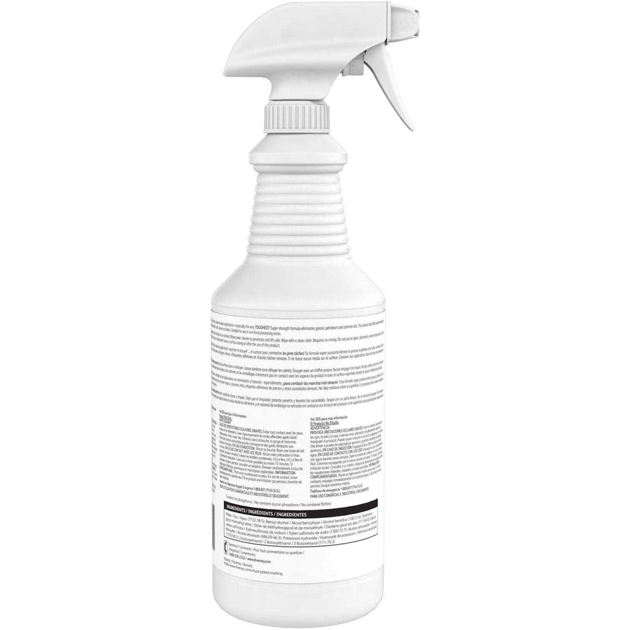 Diversey Spitfire Power Cleaner - Ready-To-Use - 32 fl oz (1 quart) - Fresh Pine Scent - Rinse-free, Residue-free, Kosher, Heavy Duty, Streak-free - Red - 12 / Carton