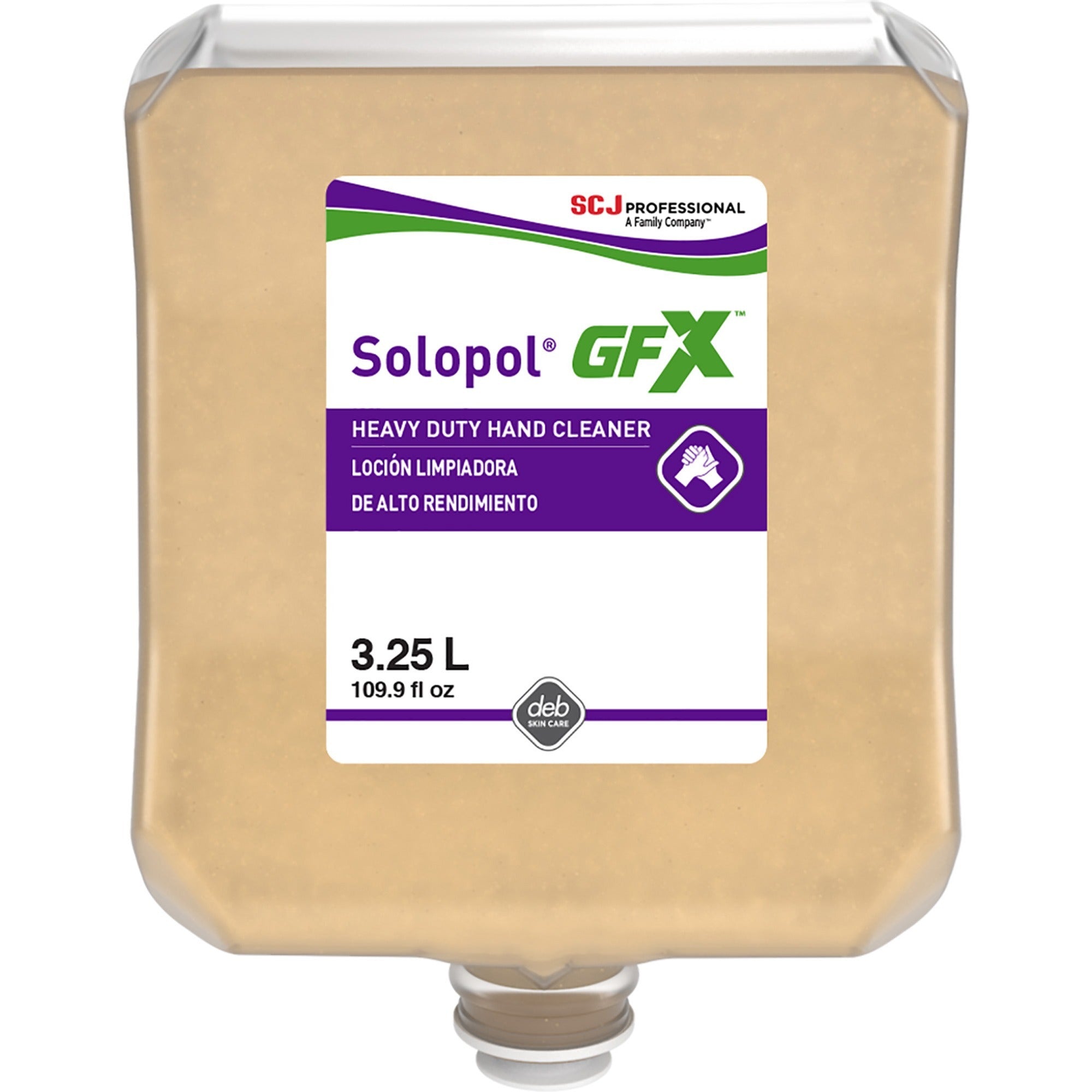 3.43 quart - Grease Remover, Soil Remover - Hand - Yellow - Heavy Duty, Non-abrasive, Non-clog, Bio-based - 2 / Carton