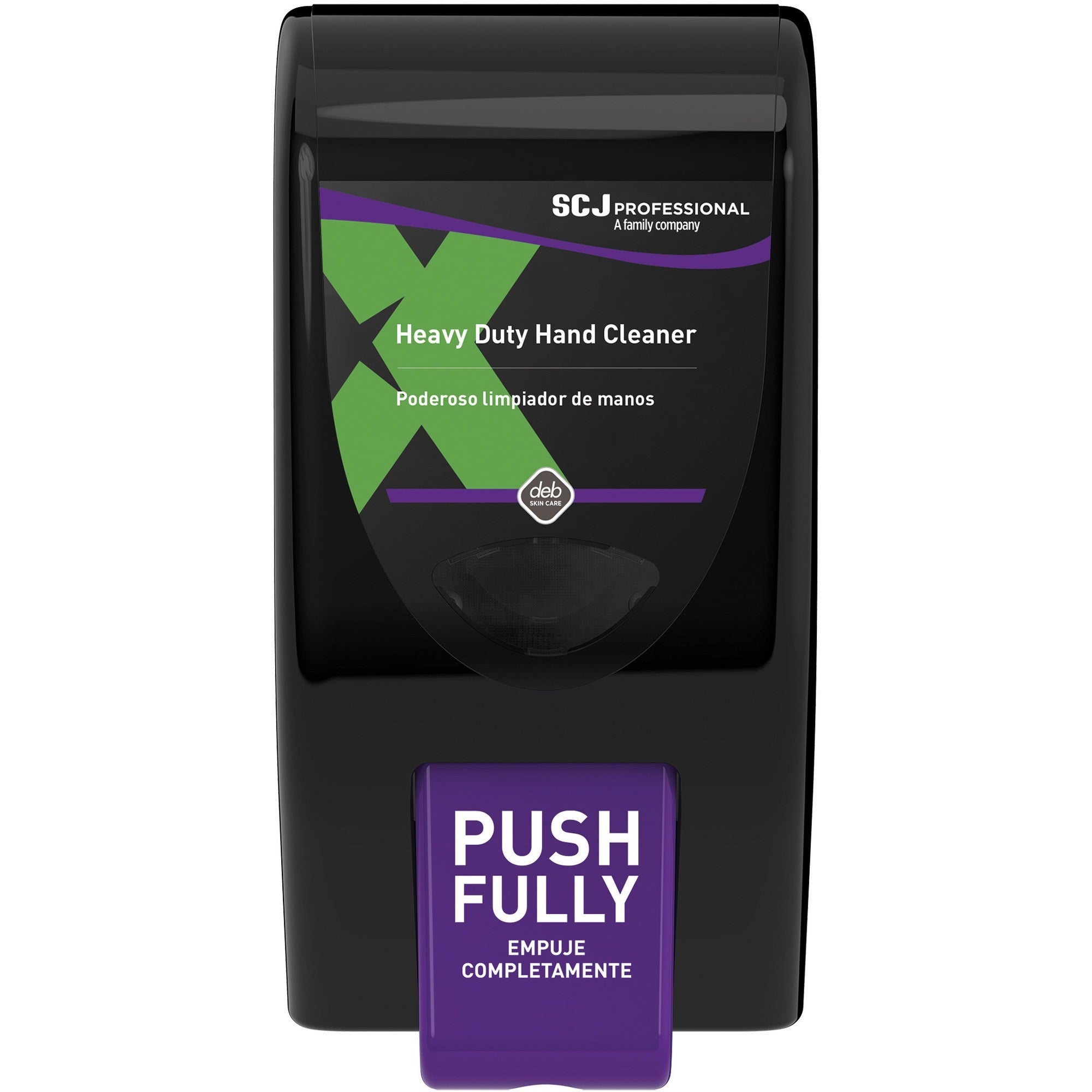 SC Johnson Foam Soap Dispenser - Manual - Durable, Vandal Resistant, Damage Resistant, Wall Mountable, Antimicrobial, Anti-bacterial - Black - 1 Each