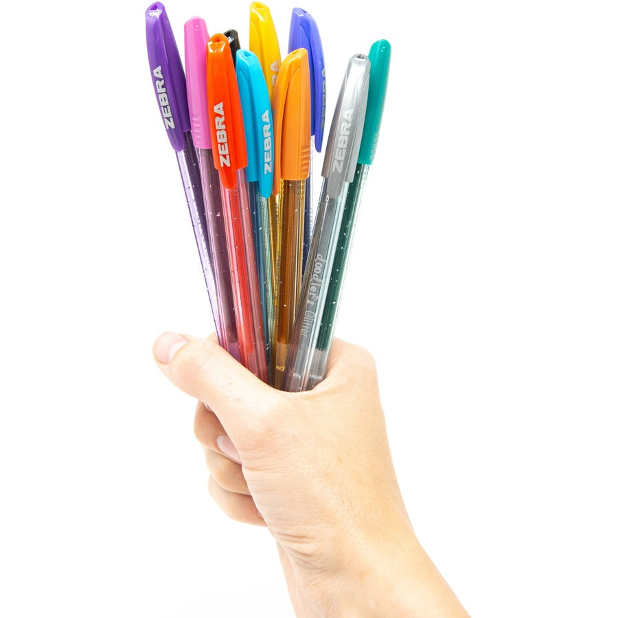 1 mm Bold Pen Point - Assorted Neon Ink - Gel-based, Water Based - Translucent Barrel - 1 Pack