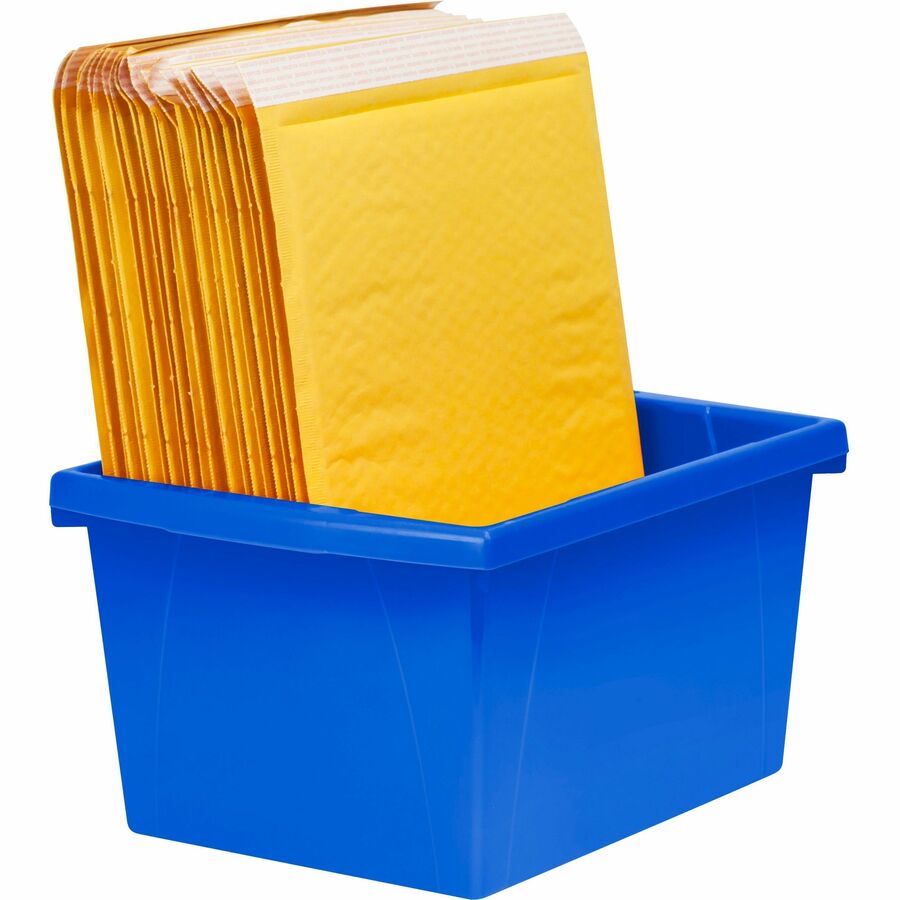 7.87" Height x 11.25" Width x 13.63" Length - Assorted Bright - Plastic - 1 Each