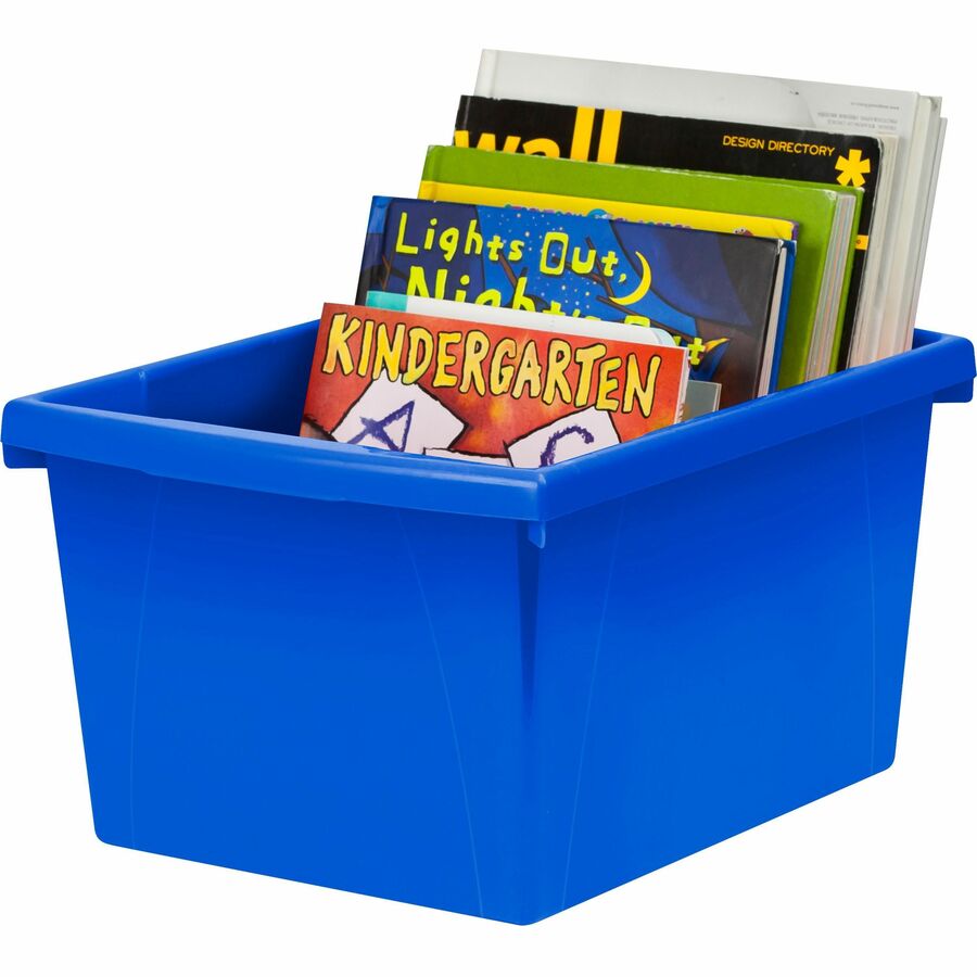7.87" Height x 11.25" Width x 13.63" Length - Assorted Bright - Plastic - 1 Each