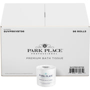 Park Place Double-ply Premium Bath Tissue Rolls - 2 Ply - 420 Sheets/Roll - Embossed Pattern - White - 1 Carton