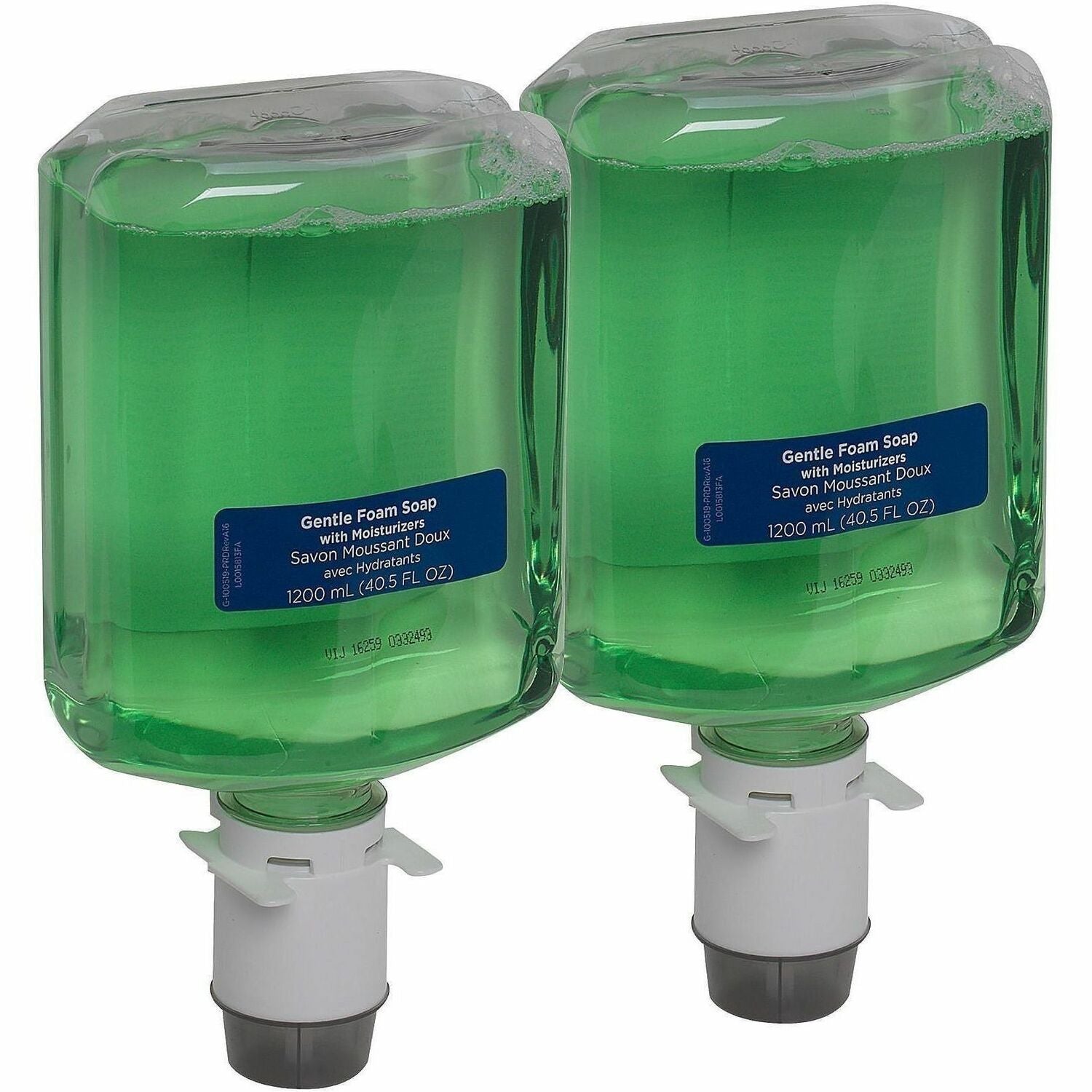 enMotion Gentle Foam Soap Refills - Tranquil Aloe Scent - 1.27 quart - Touchless Dispenser - Hand, Skin - Moisturizing - Green - Hygienic - 2 / Carton