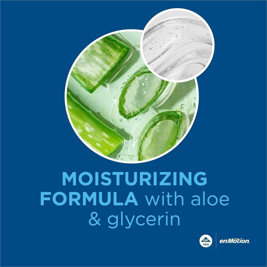 enMotion Gentle Foam Soap Refills - Tranquil Aloe Scent - 1.27 quart - Touchless Dispenser - Hand, Skin - Moisturizing - Green - Hygienic - 2 / Carton