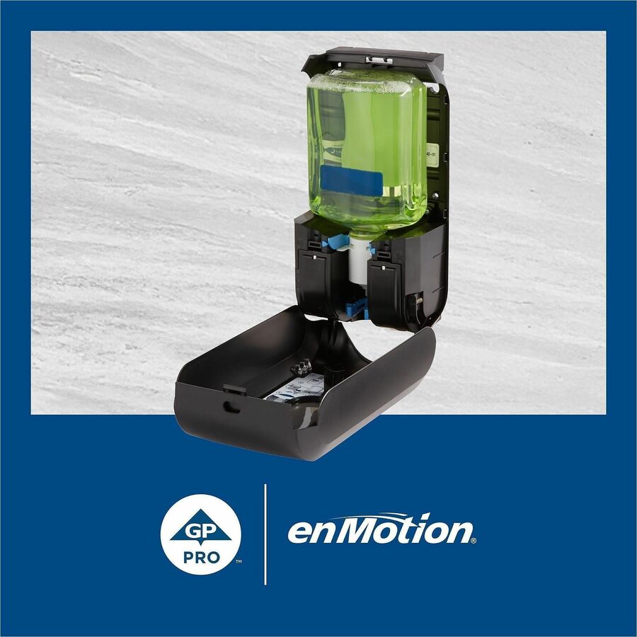 enMotion Hand Sanitizer Foam Refill - 1.06 quart - Kill Germs, Bacteria Remover - Hand - Moisturizing - Green - Quick Drying - 1 Each