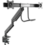 StarTech.com Desk Mount for Monitor - Black - Height Adjustable - 2 Display(s) Supported - 17" to 32" Screen Support - 35.20 lb Load Capacity - 75 x 75, 100 x 100 - Steel - 1 Each