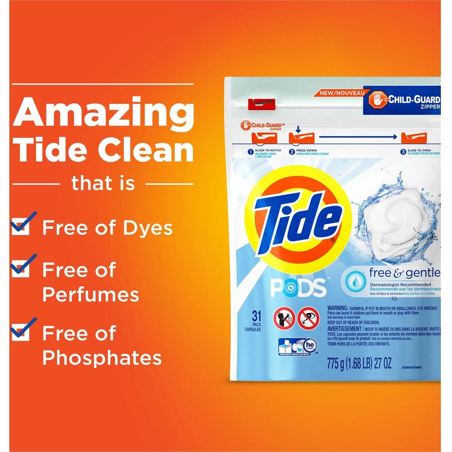 Tide Pods Laundry Detergent Packs - Color Safe - 81 / Pack