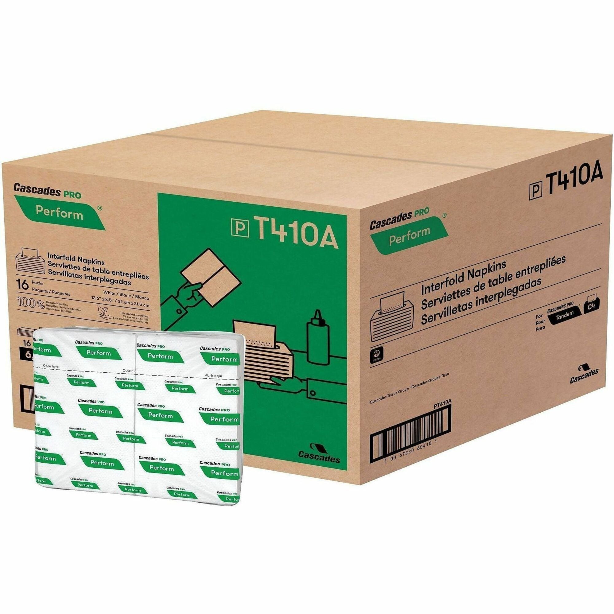 1 Ply6.50" Length - White - 376 / Pack