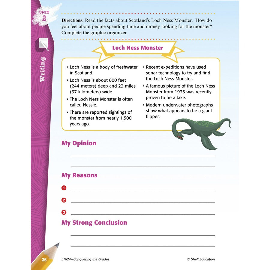 Shell Education Conquering Fifth Grade 4-book Set Printed Book