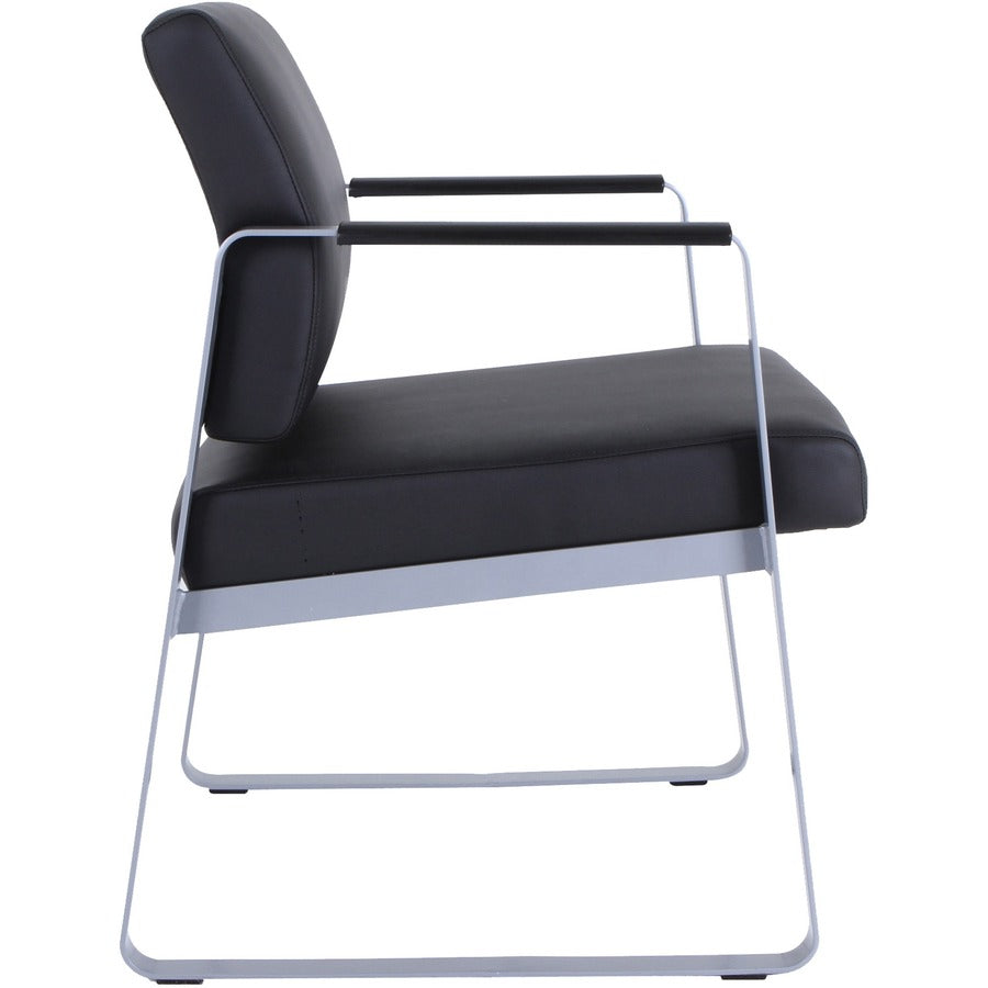 Lorell Healthcare Reception Sled Base Guest Chair