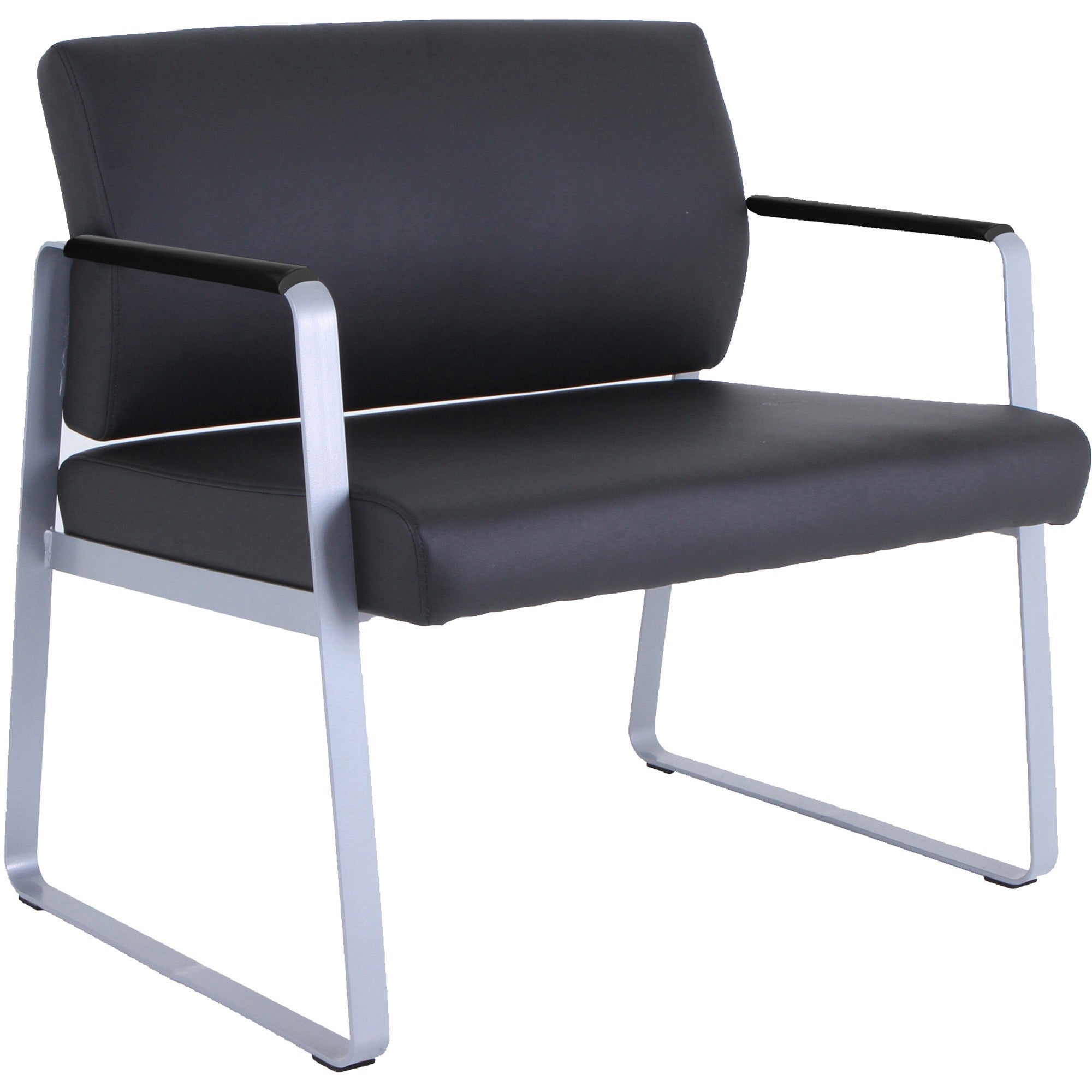 Lorell Healthcare Reception Big & Tall Sled Base Guest Chair
