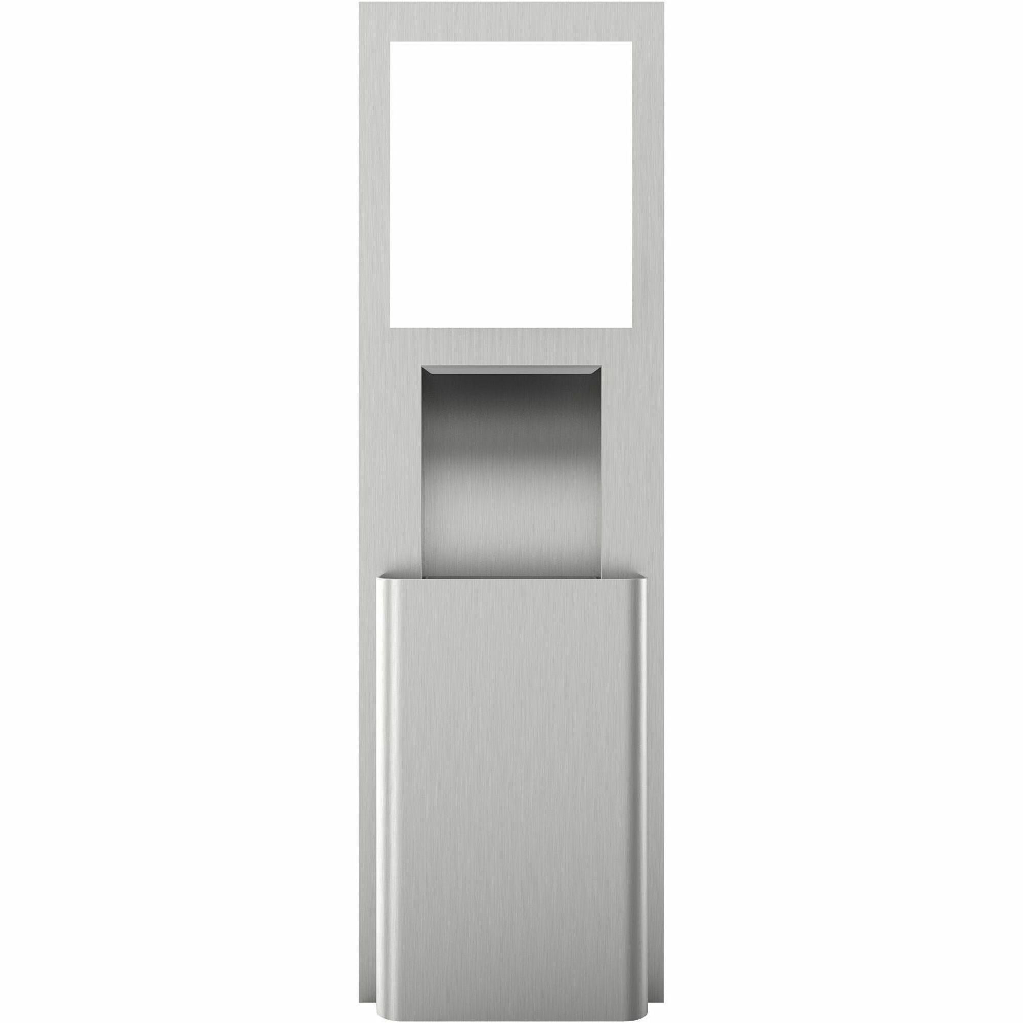 Touchless, Roll Dispenser - 54.5" Height x 11.5" Width x 4" Depth - Stainless Steel - Stainless Steel - Anti-bacterial - 1 Each