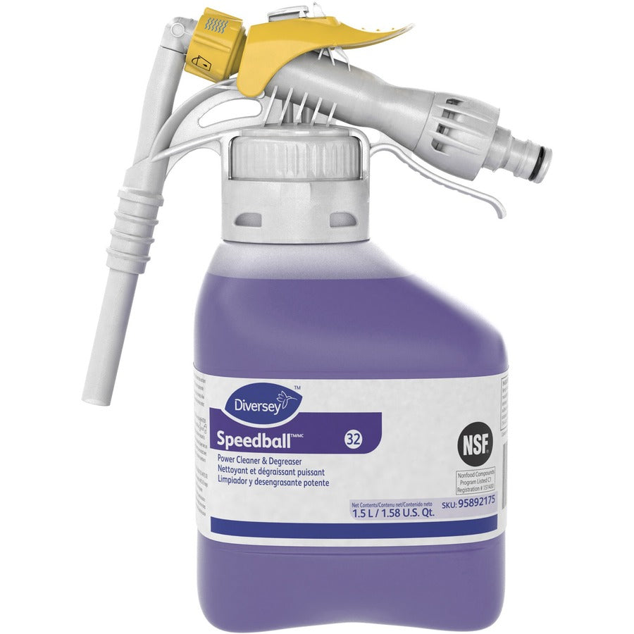 50.7 fl oz (1.6 quart) - Citrus Scent - Easy to Use, Rinse-free, Butyl-free, Heavy Duty, Low Odor - Purple - 2 / Carton