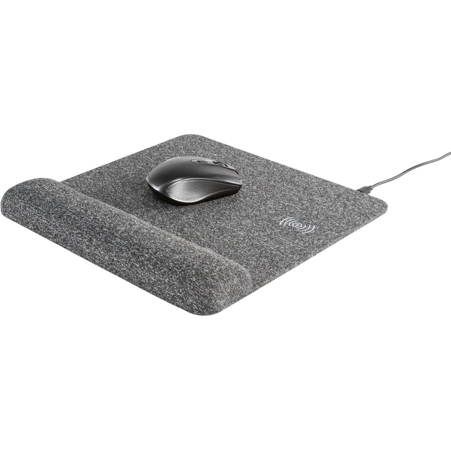 1.85" Height x 11.60" Width - Gray - Memory Foam - Mouse - Retail - 1 Each