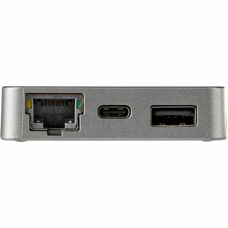 StarTech.com USB-C Docking Station, 1 Display Supported, 4K HDMI & VGA, 2 USB Ports (1 USB 3.0 Type-A, 1 USB Type-C), RJ-45, Thunderbolt, Black, Packaged Quantity: 1