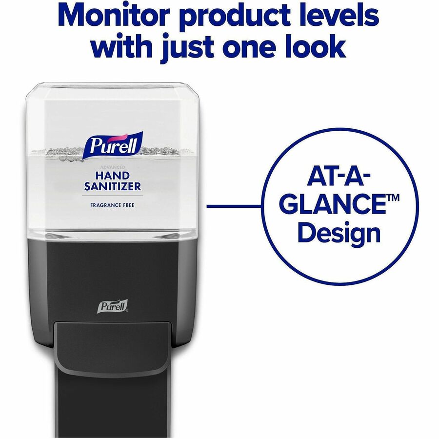 PURELL&reg; Advanced Hand Sanitizer Foam Refill - Clean Scent - 1.27 quart - Push Pump Dispenser - Kill Germs - Multipurpose - Clear - Hypoallergenic, Dye-free, Refillable - 2 / Carton