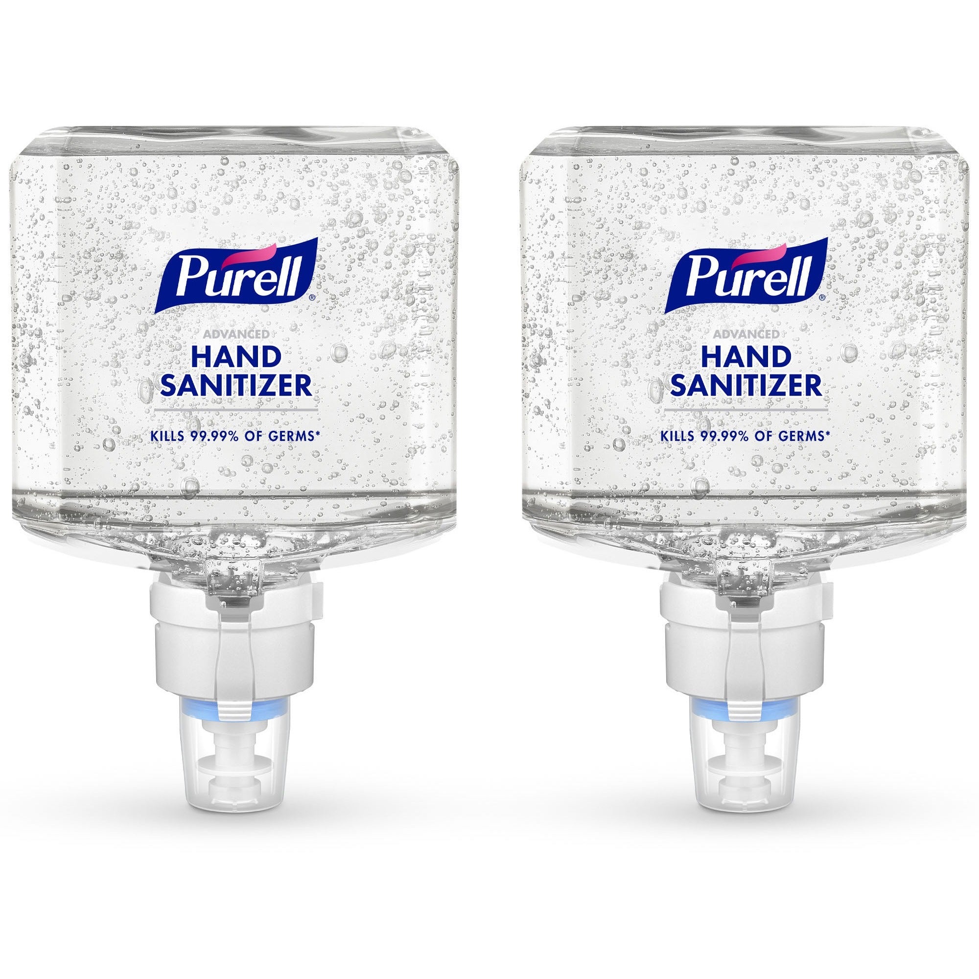 PURELL&reg; Advanced Hand Sanitizer Gel Refill - Clean Scent - 1.27 quart - Touchless Dispenser - Kill Germs - Hand, Skin - Clear - Hypoallergenic, Unscented, Refillable - 2 / Carton