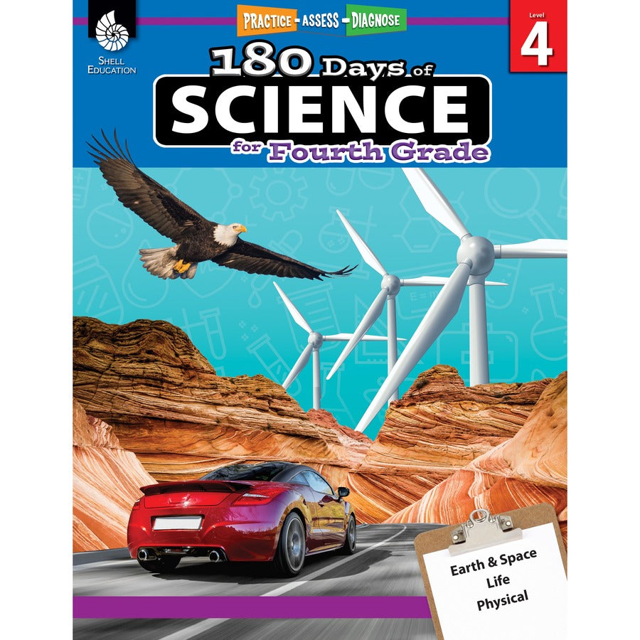 Shell Education Learn At Home Science 4-book Set Printed Book - Book - Grade 4 - English