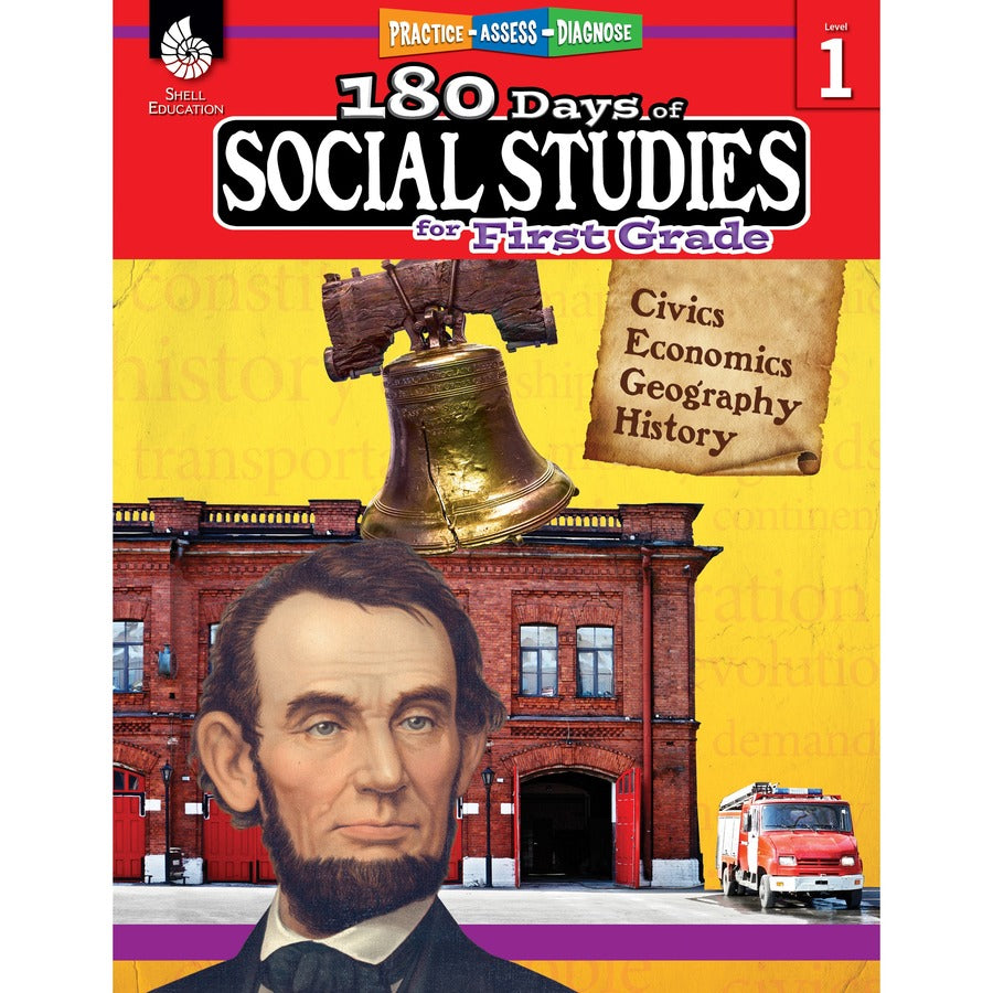 Shell Education Learn At Home Social Studies Books Printed Book - Book - Grade 1 - English