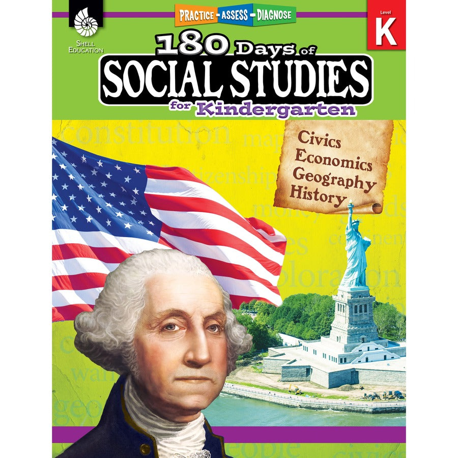 Shell Education Learn At Home Social Studies Books Printed Book - Book - Grade K - English