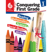Shell Education Conquering Home/Classwork Book Set Printed Book - Book - Grade 1 - Multilingual