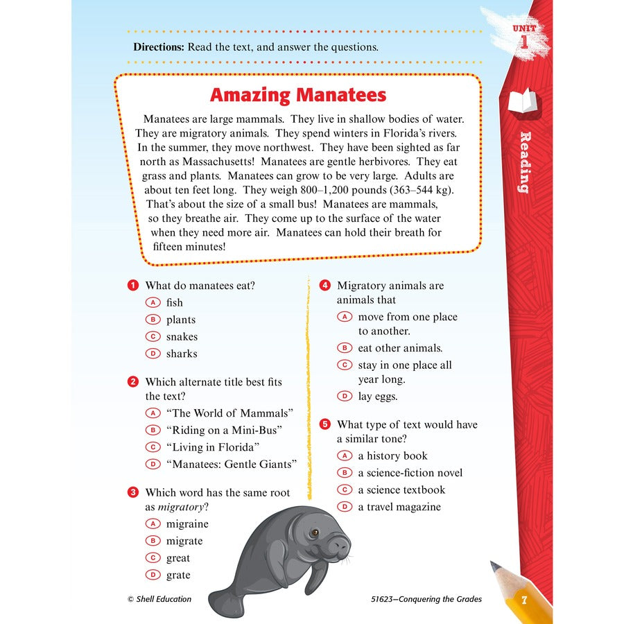 Shell Education Conquering Home/Classwork Book Set Printed Book - Book - Grade 4-5 - Multilingual