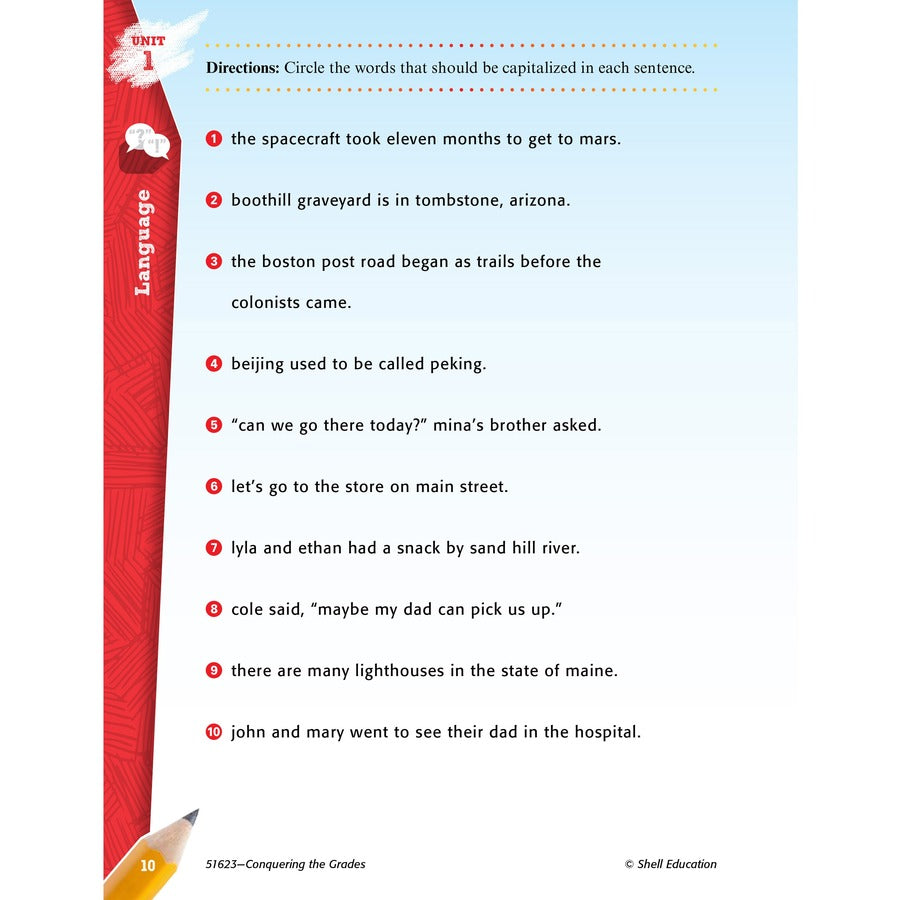 Shell Education Conquering Home/Classwork Book Set Printed Book - Book - Grade 4-5 - Multilingual