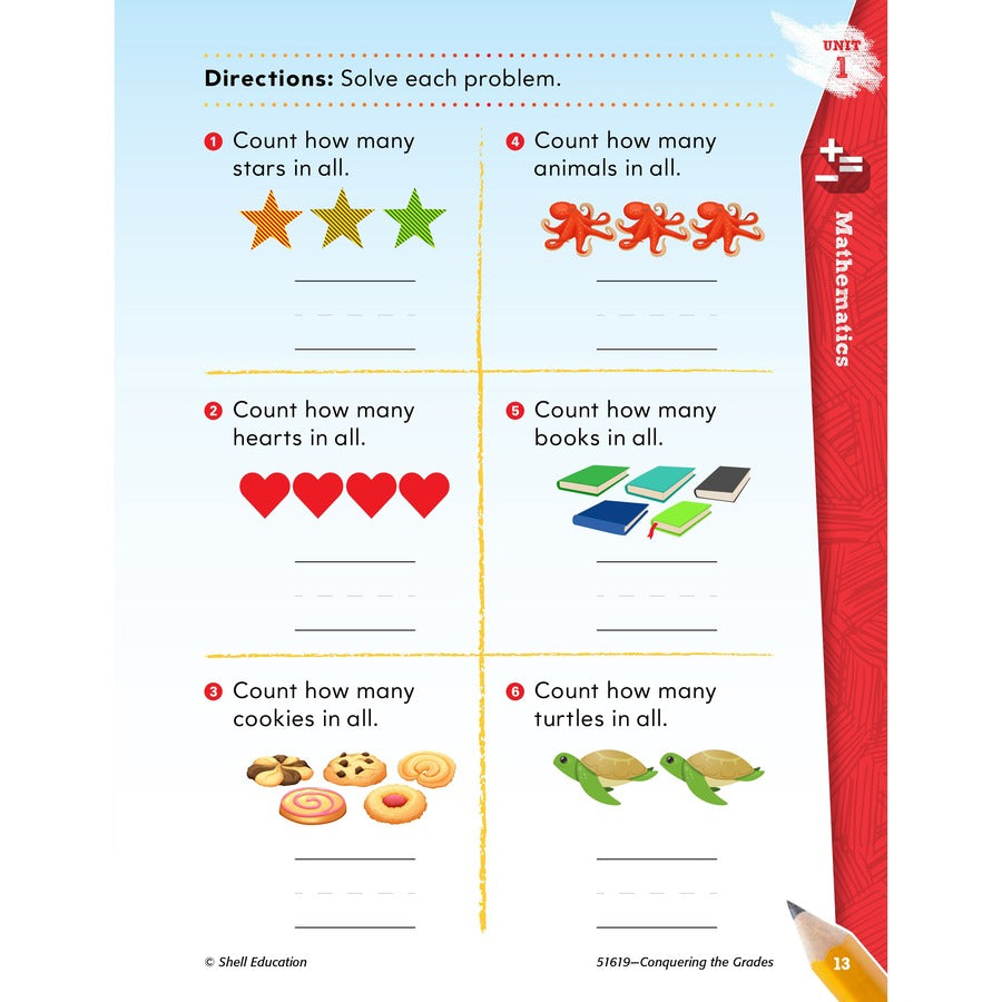 Shell Education Conquering Home/Classwork Book Set Printed Book - Book - Grade K - Multilingual