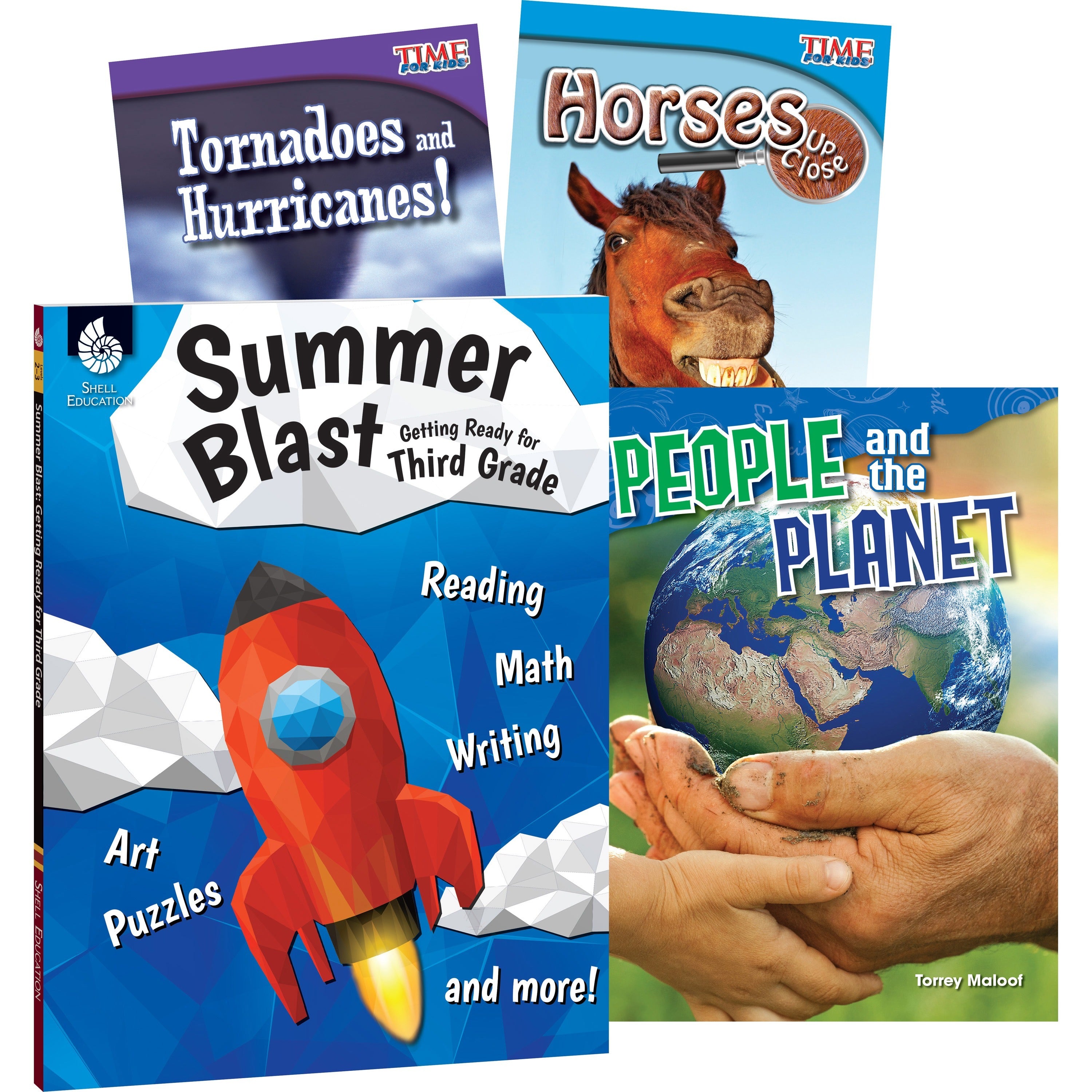 Shell Education Learn-At-Home Summer Science Set Printed Book by Wendy Conklin - 212 Pages - Book - Grade 2-3 - Multilingual