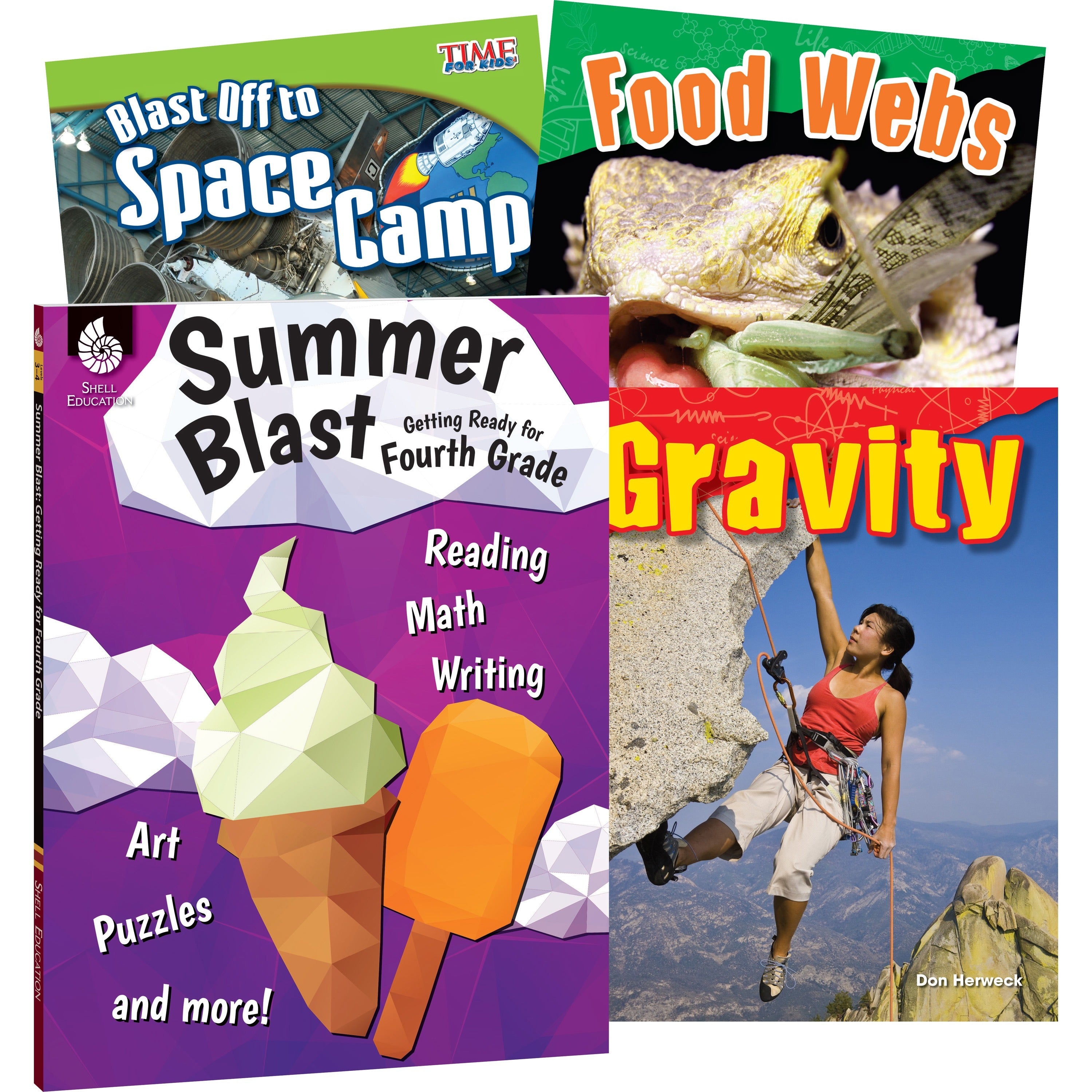 Shell Education Learn-At-Home Summer Science Set Printed Book