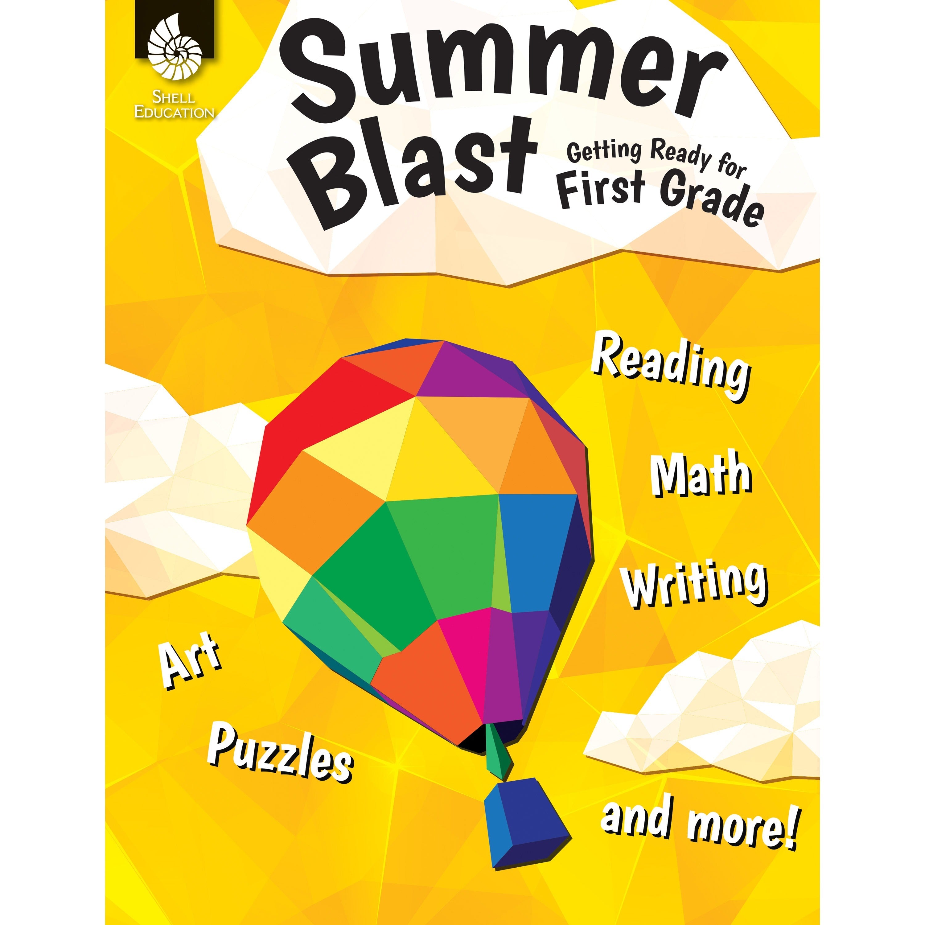 Shell Education Summer Blast Student Workbook Printed Book by Jodene Smith - 128 Pages - Book - Grade K-1 - Multilingual