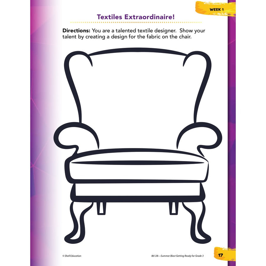 Shell Education Summer Blast Spanish Workbook Printed Book - Book - Grade 2-3 - Spanish, English