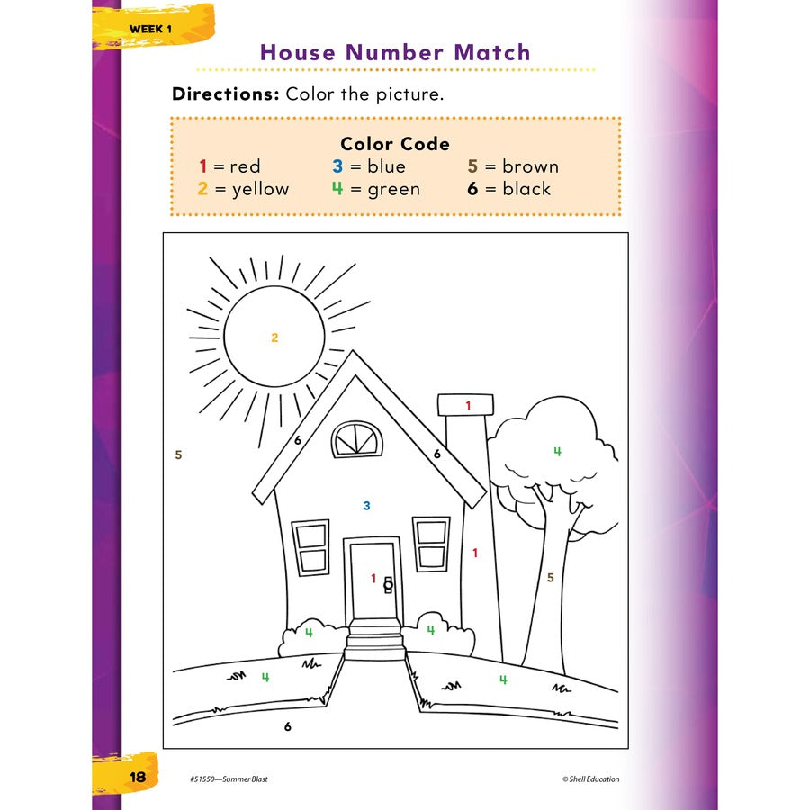 Shell Education Learn-At-Home Grade K Summer STEM Set Printed Book by Jodene Smith