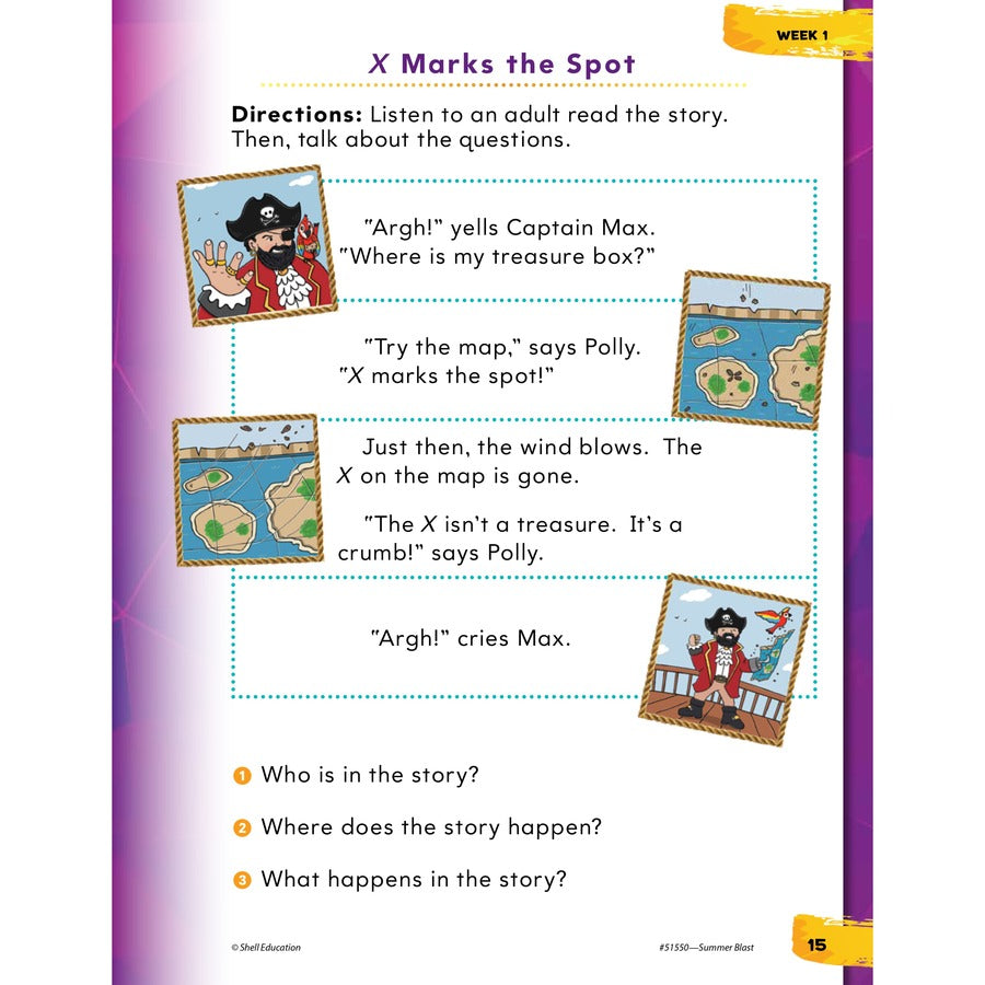 Shell Education Learn-At-Home Grade K Summer STEM Set Printed Book by Jodene Smith