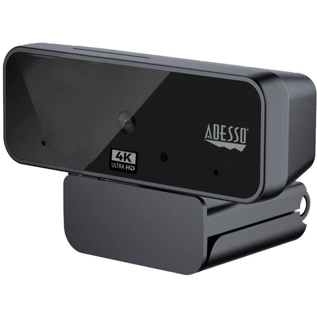 3840 x 2160 Video - CMOS Sensor - Fixed Focus - 120&deg; Angle - Microphone - For Computer, Smart TV, Notebook