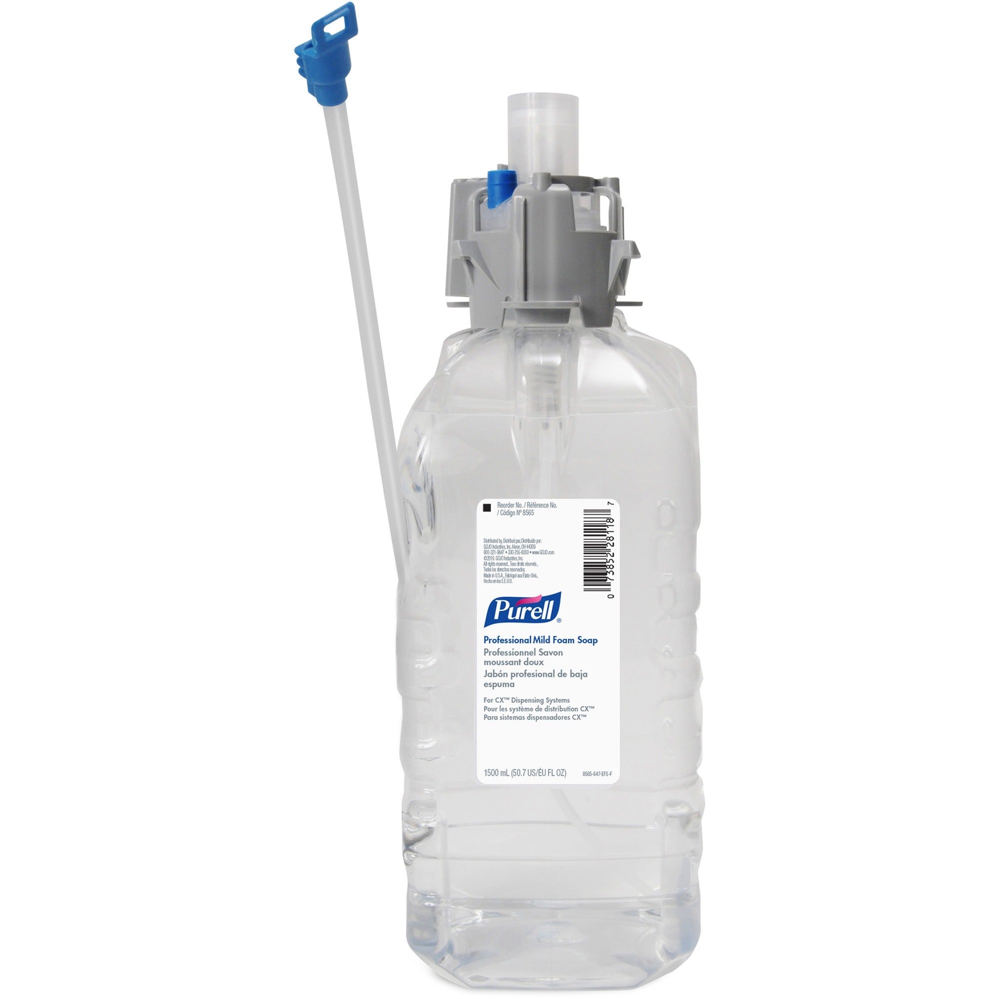1.59 quart - Hand - Clear - Fragrance-free, Dye-free, Paraben-free, Phthalate-free - 1 Each