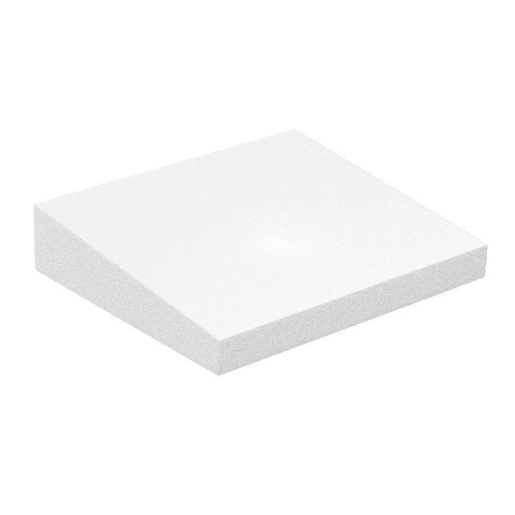 Ever-Soft Wedge Foam Cushion, 20" x 16" x 4" x 2", Single, 1 Quantity per Box (Image for Reference Only – May Not Reflect Exact Size)