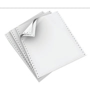 9 1/2" x 11" - Acid-free, Carbonless, Break Resistant, Perforated, Fade Resistant, Non-yellowing - White - 1 Carton